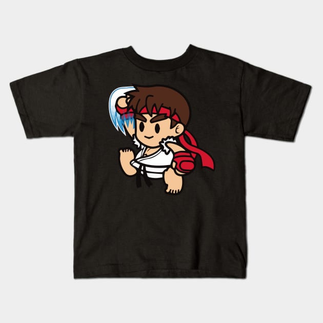 Baby Ryu Kids T-Shirt by Trontee